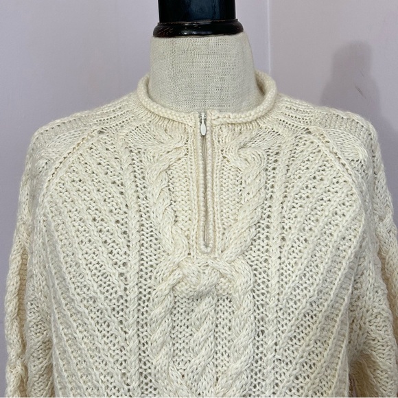Icelandic Design Fisherman Cable Knit Sweater - Picture 3 of 7